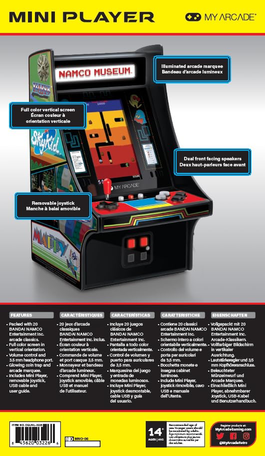 Namco Museum Mini Arcade - 10-Inch (Electronic Games) Namco Museum Mini Arcade - 10-Inch (Electronic Games)